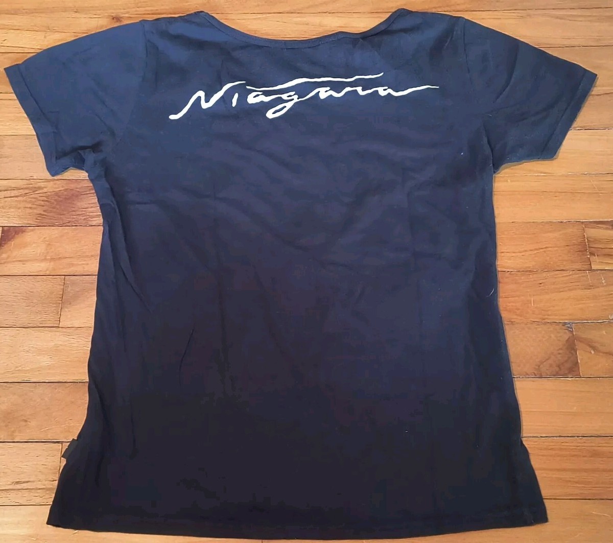 Women's HYSTERIC GLAMOUR DAM t shirt M black Japan Niagara Destroy