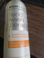 Raw Sugar Exfoliating Hand Wash Therapy Geranium + Sweet Orange Oil - 12 oz