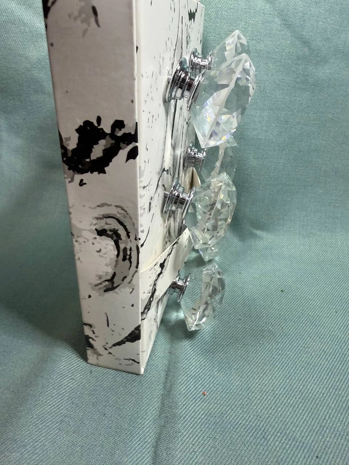 Nuevo Isaac Jacobs Juego de 6 Piezas Bolas de Cristal Gabinete Cajón Tirador Manija Perillas Foto 3 de 4