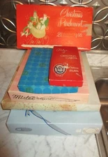 6 Assorted Vintage Empty Advertising Boxes Strawbridges  Misstee Cards ++