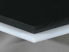 HDPE Sheet 1/4" Thick 12" Length x 48 Width Black