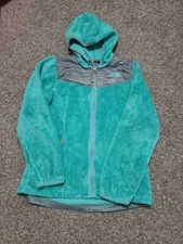 Girl's The North Face XL/18 Teal Zip Up Jacket