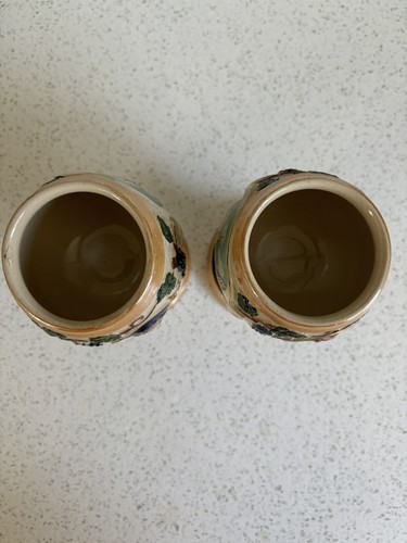 Lotto calici Ansbach Germania in ceramica fatti a mano 5,5" - Foto 5 di 10