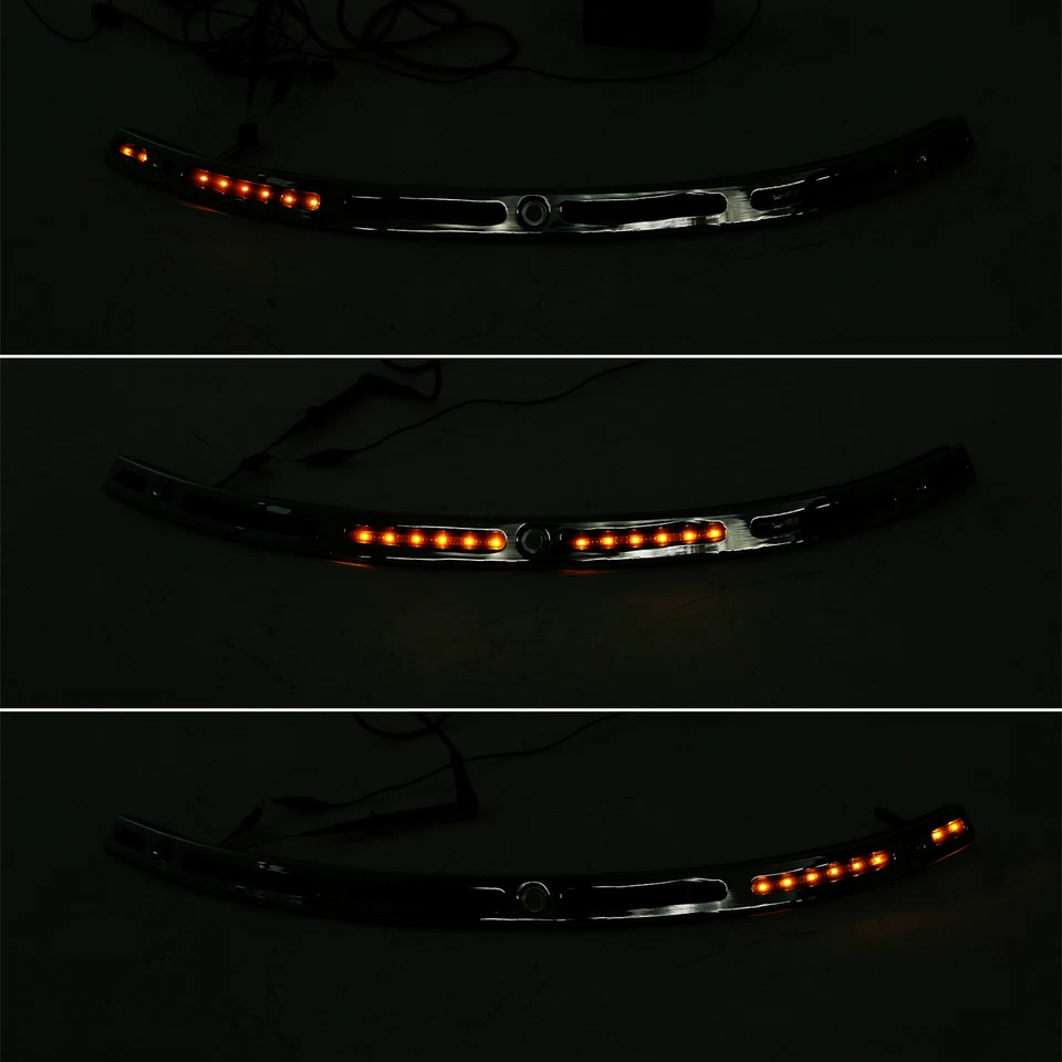 Luz LED para moldura de parabrisas apta para Harley Street Glide Ultra Limited 14-23 Foto 2 de 4
