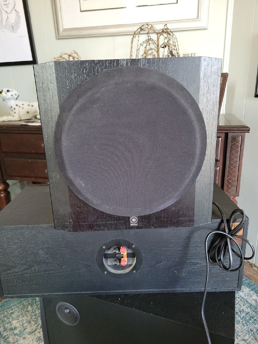 Yamaha YST-SW216 Powered Subwoofer 45 Watts Black Tested