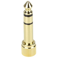 Pig Hog PA-ST35THRD 3.5mm(F) to 1/4"(M) Threaded Stereo Headphone Adapter