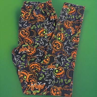Halloween No Boundaries Leggings Juniors Size L 11-13 Black