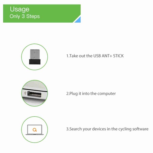 ANT+ USB Transmitter Receiver Compatible for Computer Wireless AP - Picture 4 of 22