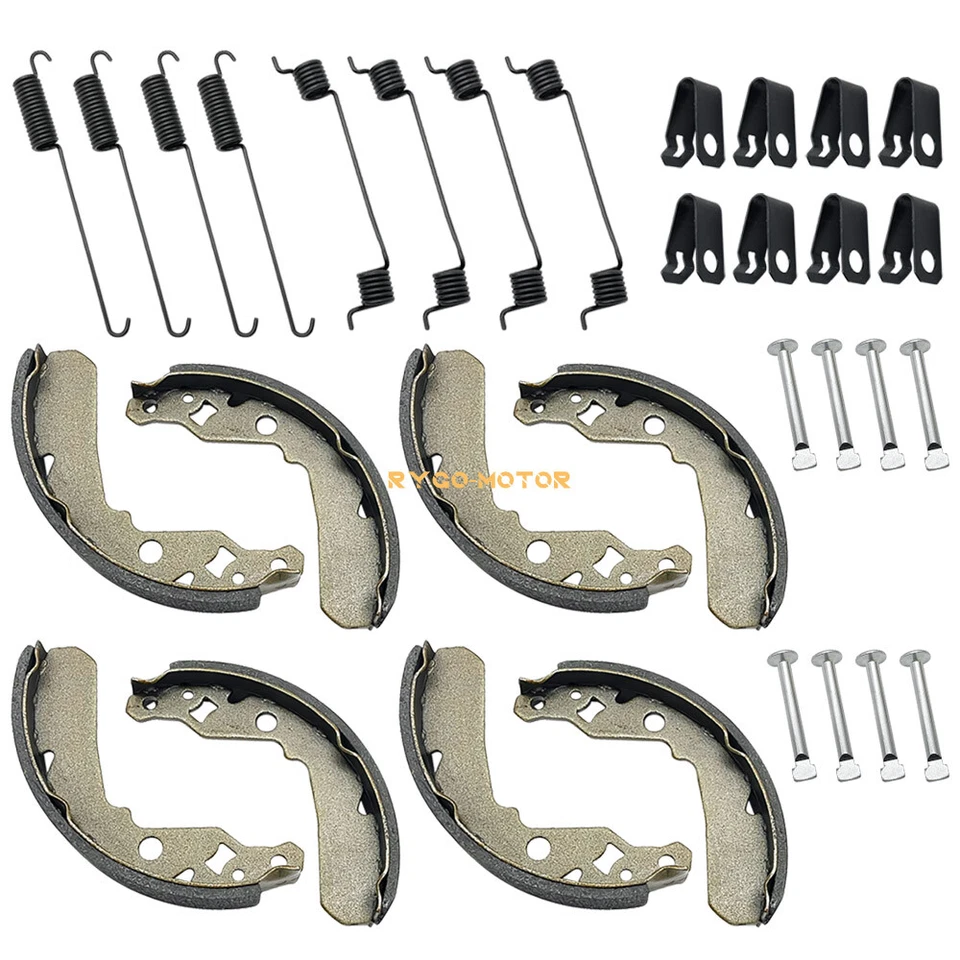 Kit zapatas de freno delanteras y traseras para Kawasaki Mule 600 Mule 610 KAF400 2005-2016 Foto 3 de 4