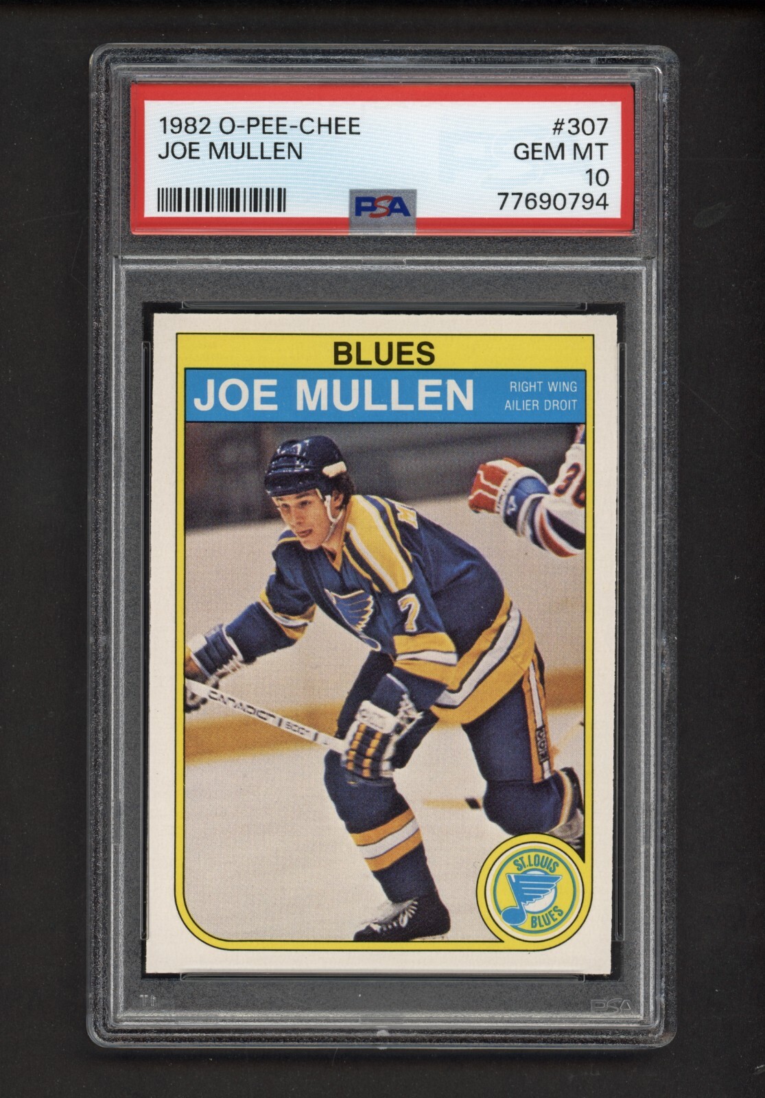 1982 OPC #307 JOE MULLEN ROOKIE CARD PSA 10 GEM MINT