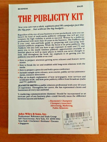 The Publicity Kit by Jeanette Smith - Paperback - Imagen 2 de 6