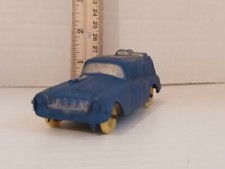 Auburn Toys Blue Station Wagon Vacation Airport Car Rubber Made in USA