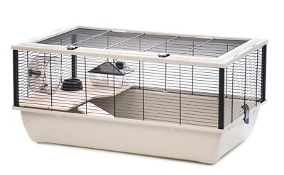 5907600701083 INTER-ZOO Bob + Wood beige - Käfig für einen Hamster INTER-ZOO