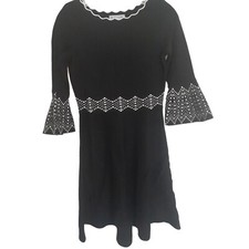 Womens Size M Black Sweater Dress