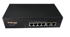 Switch Poe 4 PORTE 10/100 per telecamere ip dispositivi poe lunga distanza