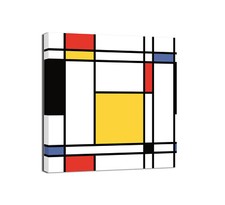 Canvashop Quadri moderni quadrati Astratti Quadro Stampa su tela canvas 5