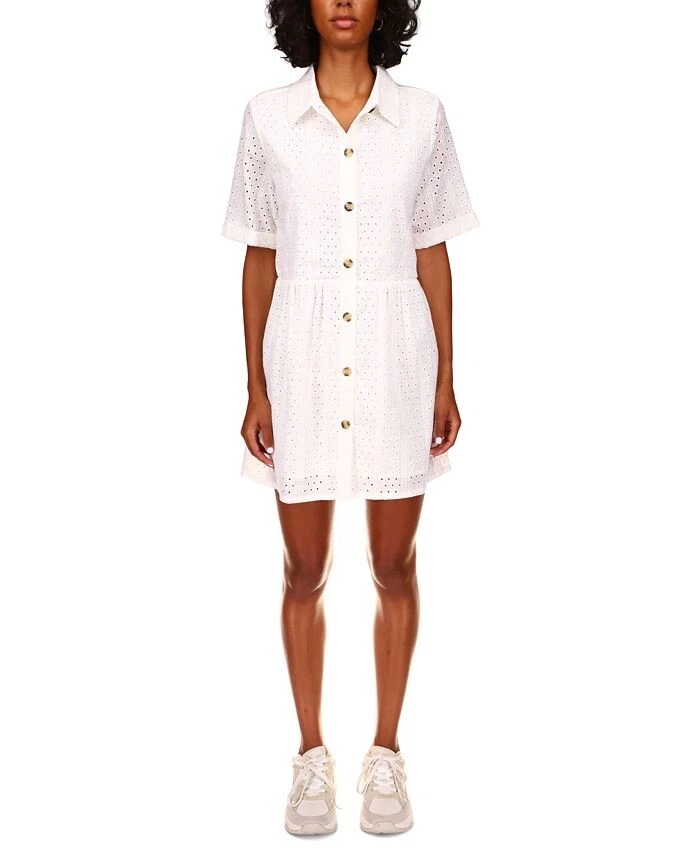 SANCTUARY Dress Heirloom Shirtdress Cotton Eyelet Embroidery Lined Size XS NEW
Opens in a new window