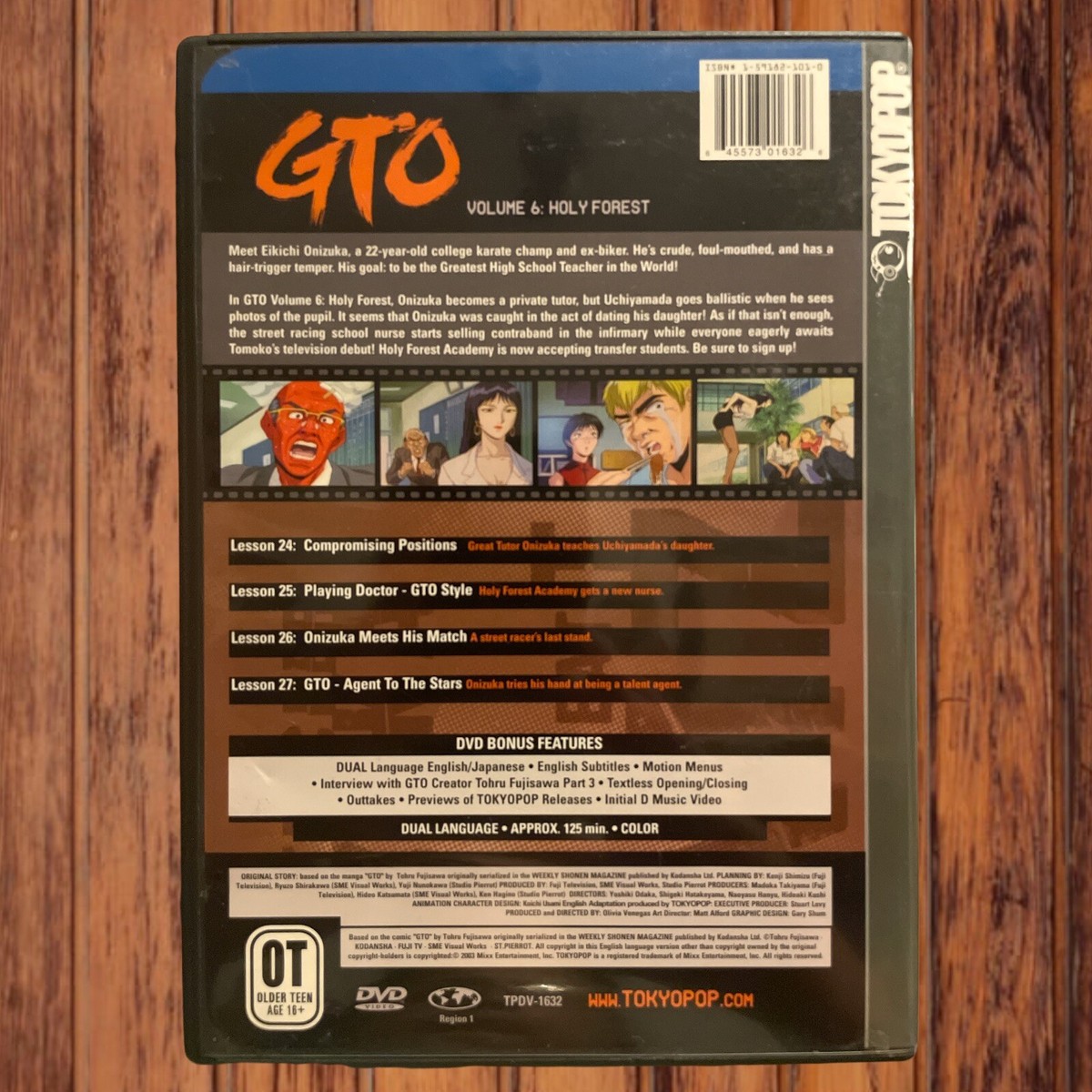 GTO: Great Teacher Onizuka Vol:6 Holy Forest (DVD,2003) | eBay