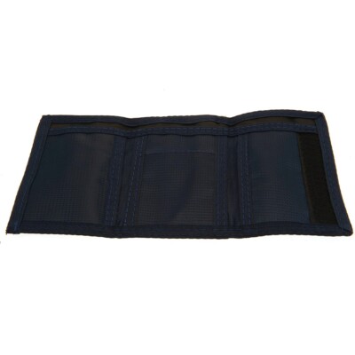 Portefeuille Homme Paris Saint-Germain FC – Bleu Nylon – Triple Plis – Fermeture Éclair – Neuf