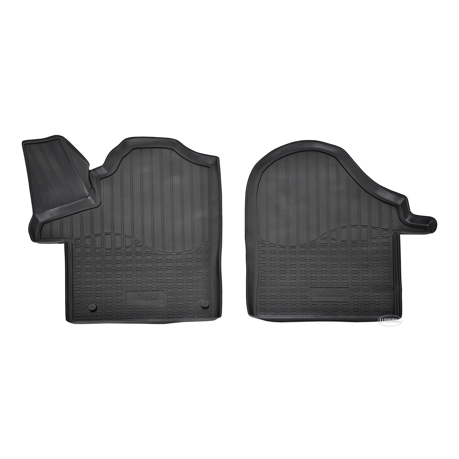 Tapis de sol caoutchouc 3D pour Mercedes Vito W447 utilitaire noir