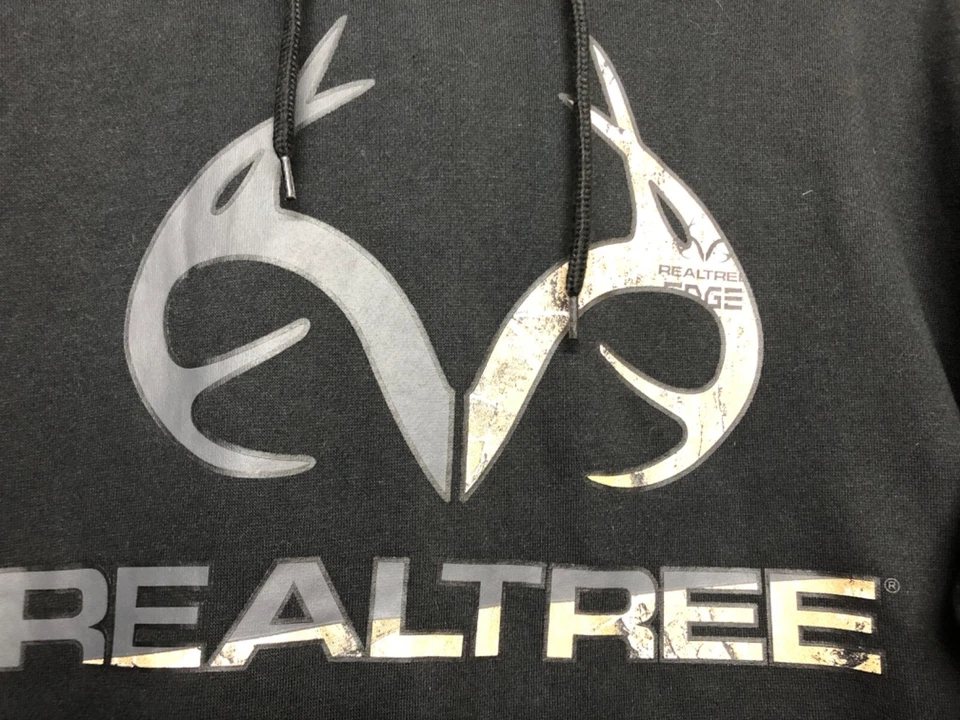 Mens Realtree Black Camo Pullover hoodie Size M NWT - Image 4 of 4