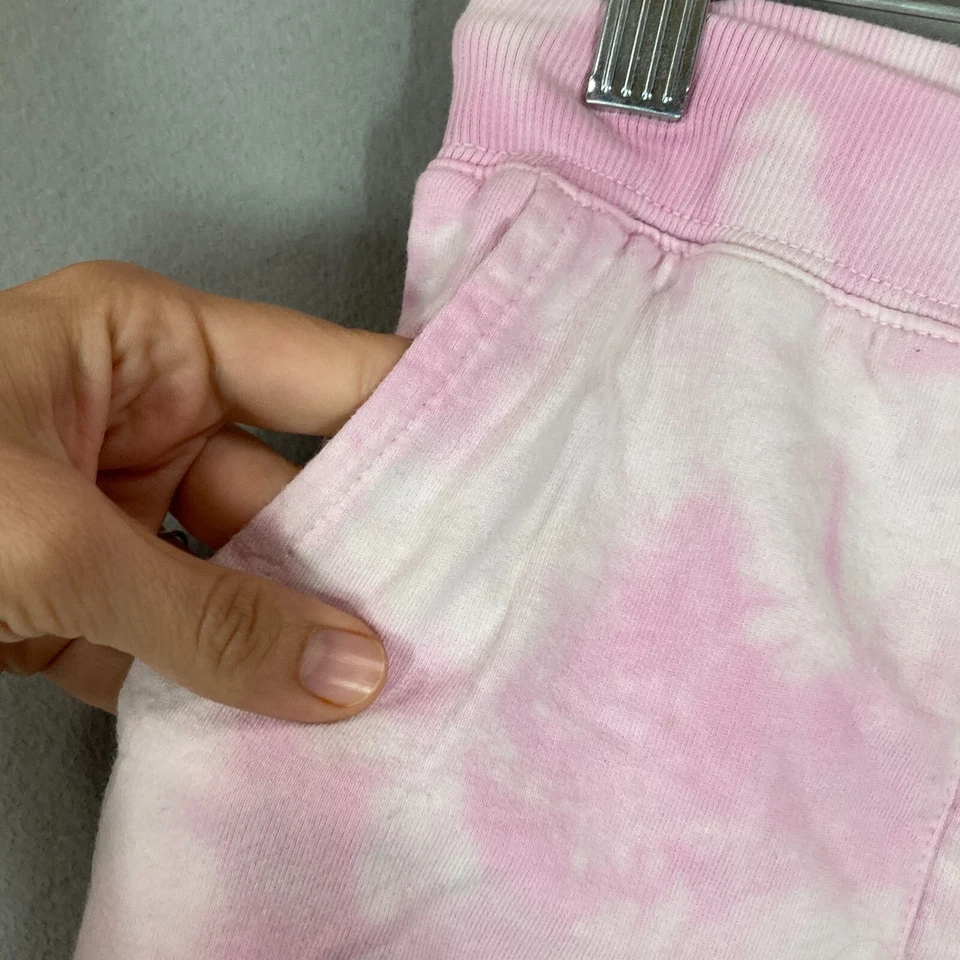 Pantalones Cortos Para Mujer Lucky Brand Tie Dye Talla Pequeña Gimnasio Salón Causal Blanco Rosa Foto 2 de 4