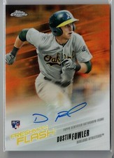 2018 Topps Chrome Dustin Fowler Auto Autograph #20/25 Freshman Flash Oakland