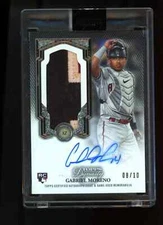 2023 Topps Dynasty #DAPB-GM1 Gabriel Moreno RPA RC 3-Color Patch AUTO #08/10