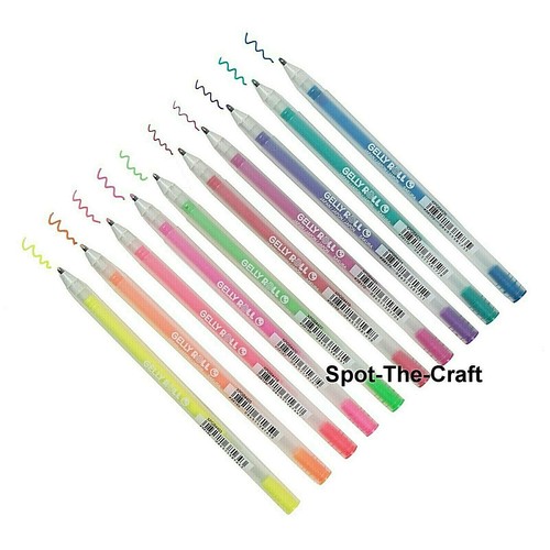 Sakura Gelly Roll Pen Set Moonlight Opaque Ink 10 Large Line 38176 - Picture 2 of 7