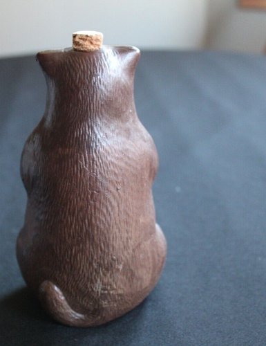 Antique Japan Bizen-Ware Tanuki Sake Bottle Raccoon Dog - 第 7/10 張圖片