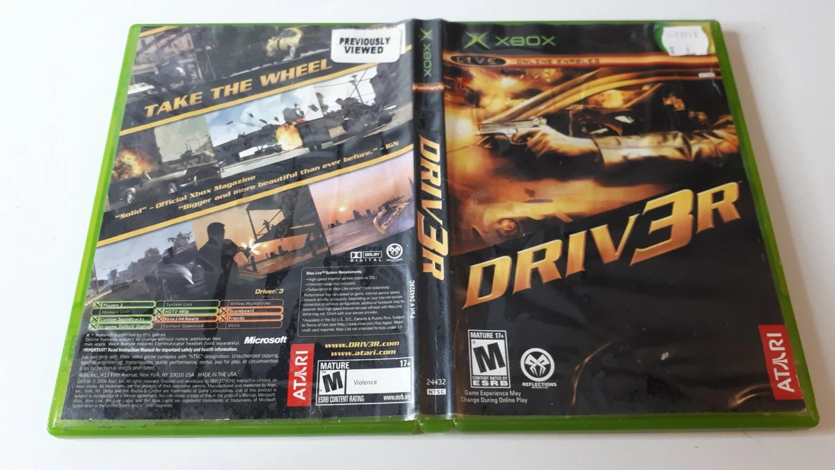 Driv3r hotsell xbox one