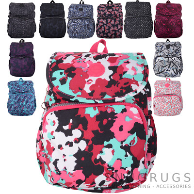 Womens Ladies Lightweight Medium Patterned Work Travel Backpack Rucksack  UK