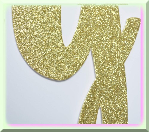 Golden Glam Party Kit - Glitter Gold Banner, Birthday Decorations & Golden Girls - Foto 5 di 7