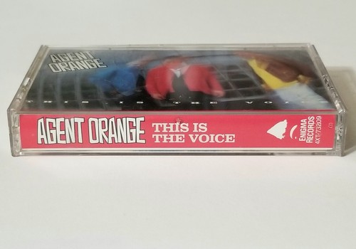 AGENT ORANGE THIS IS THE VOICE 1986 TAPE CASSETTE ENIGMA RECORDS PUNK ROCK lp 45 - Picture 3 of 24