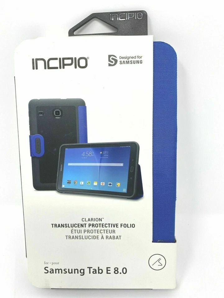 Funda tipo folio Incipio Clarion para Samsung Galaxy Tab E 8" - Azul marino Foto 3 de 3