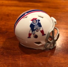 New England Patriots 1964-1981 throwback custom pocket pro helmet Boston