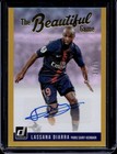 Lassana Diarra /75 Auto 2019 Panini Donruss PSG, Arsenal, France Autograph