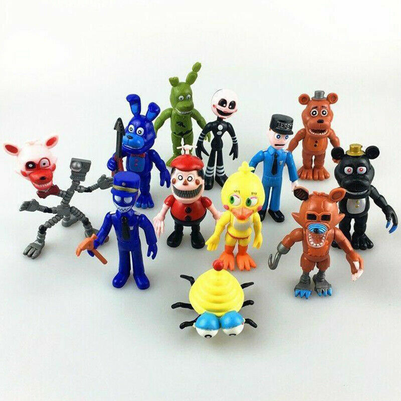 12/1pcs Cute Five Nights at Freddy's FNAF Action Figures Doll Games Toys  (S499)