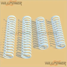 Hyper 7 Parts Shock Spring (White) #87369 (RC-WillPower) Hobao OFNA Nitro Buggy