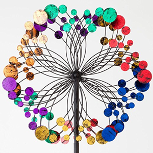 spinner kaleidoscope cor bits metallic wind weather pieces garden d