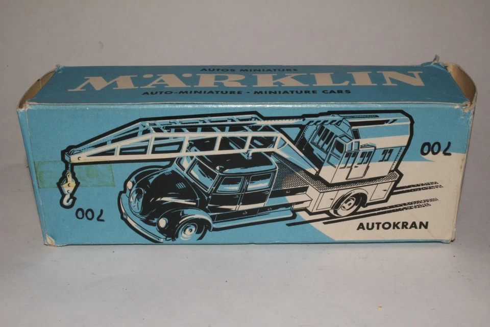 1950's Marklin #8031 Diecast Crane Truck with Original Box - Image 3 of 4