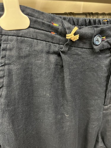 Pantalaccio Uomo SSEINSE Puro lino Con Culisse Passanti E Due Tasche Posteriori - Imagen 7 de 9