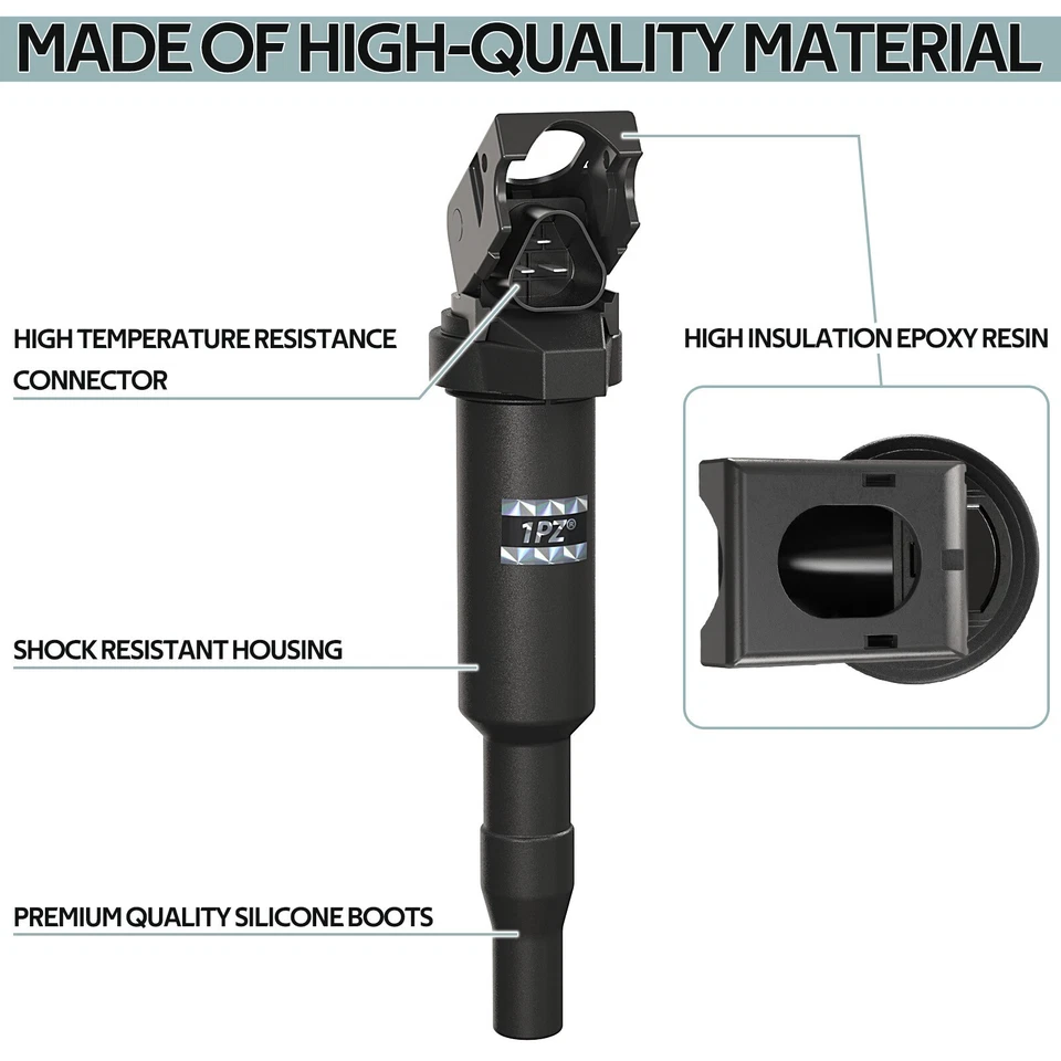 6x OEM Ignition Coil & Iridium Spark plug for BMW 228i 320i 328i 428i 528i UF592 - Image 4 of 4
