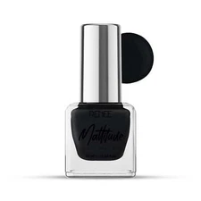 Renne Mattitude Nail Paint-Rich color with matte effect-Shade Feather Black-10ml