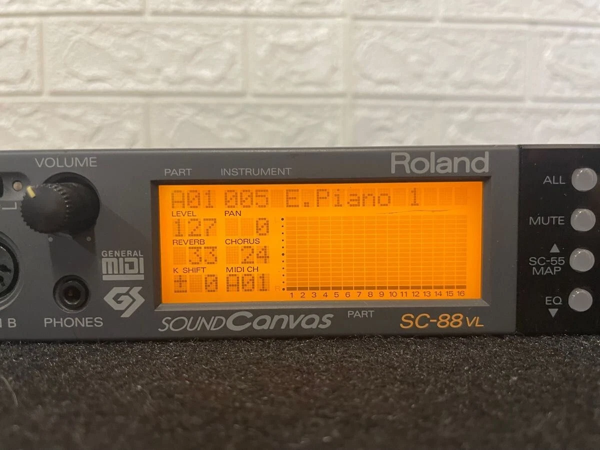 Roland SC-88VL Sound Canvas Sound Module No Adapter from JP