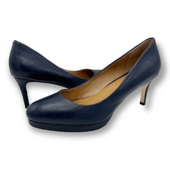 Corso Como Navy Blue Platform Pumps Sz 7.5 eBay