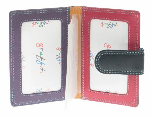 Graffiti/Golunski leather Bank Card Holder Tab fastening St 7168 Caribbean Range - Picture 4 of 5