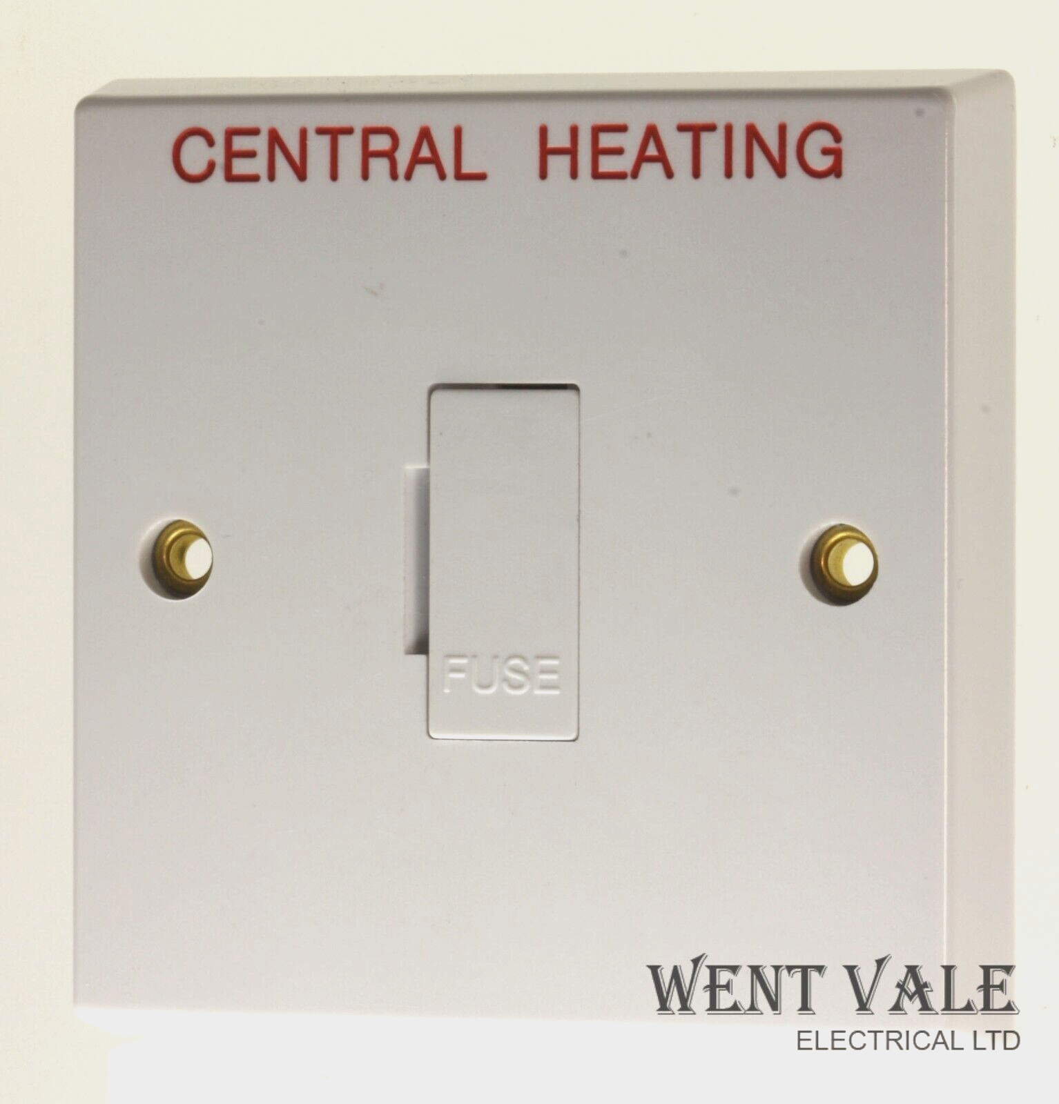 Volex - VX1090-CH - 13a White Moulded One Gang Unswitched Fused Connection Unit