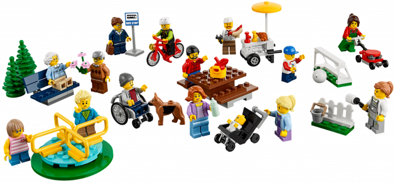 【い】 NEW Lego FUN IN THE PARK City People Pack Set 60134 Wheelchair