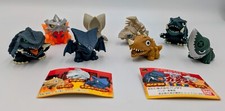 Bandai Gamera Sofubi Super Deformed Capsule Toys - Set of 8 - SD Godzilla 1999